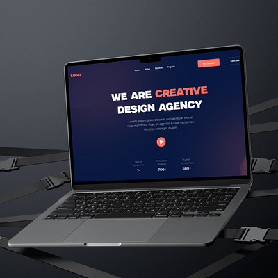 Design Agency Landing Page design designagency figma landingpage learnfigma prototype trendingui uiux ux wireframe