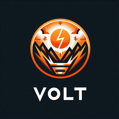 VOLT LOGO DESIGN 3d animation branding graphic design logo motion graphics ui