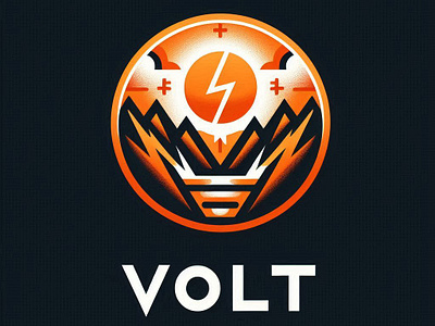 VOLT LOGO DESIGN 3d animation branding graphic design logo motion graphics ui