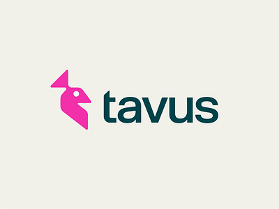 Tavus Logo 2 ai bird branding logo mark peacock visual identity