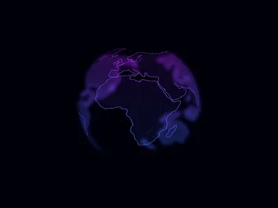 Globe Motion Design - Twintra ai motion animation globe globe animation globe motion motion graphics world wrold map
