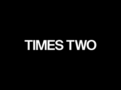 Times Two 3d animation branding logo motion graphics