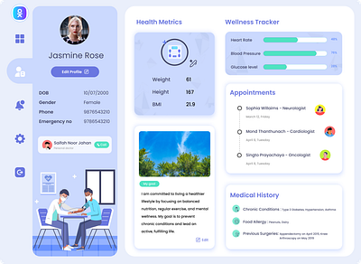 Day5 - User Profile Page 100dayschallenge creative design profilepage ui uidesign userprofile uxdesign