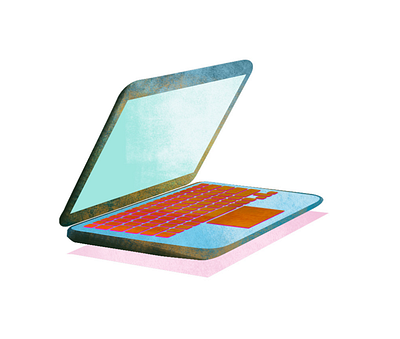 LAPTOPS illustration magazine photoshop