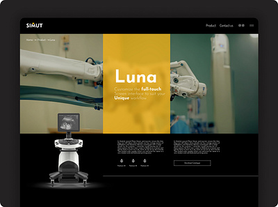 SIMUT Project design graphic design landing page ui ux