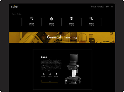 SIMUT Project app branding inspring landing page ui ux