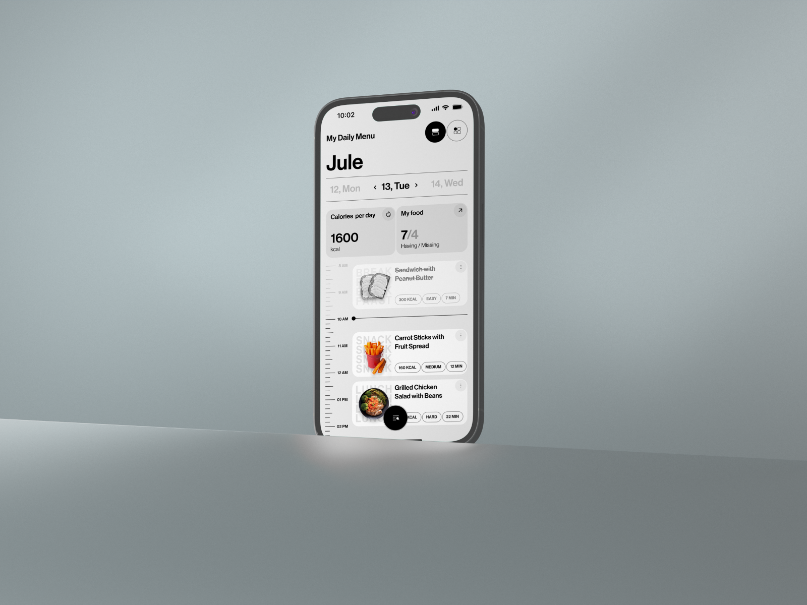 NutriScan: Mobile Nutrition App clean design fintech graphic design healthyeating minimalistdesign mobileapp nutrition smartcooking ui ux