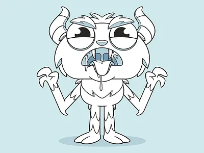 Work in progress 3d character art cartoon character character design cute design drawing game design graphic design illustration illustrator ink monster process sketch symmetry ui vector weekly warmup