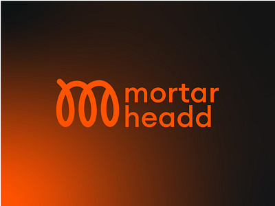 Mortarheadd - modern tech logo 3d animation brand identity branding design graphic design illustration logo logo design modern logo motion graphics ui visual identity