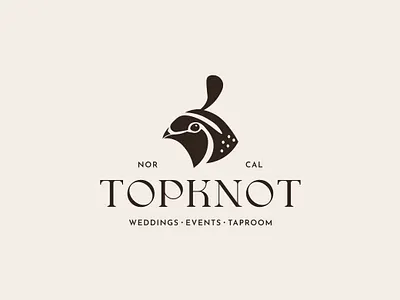 Topknot Logo Design animal branding classic design graphic design logo minimalist bird modern vintage retro logo sophisticated design vector