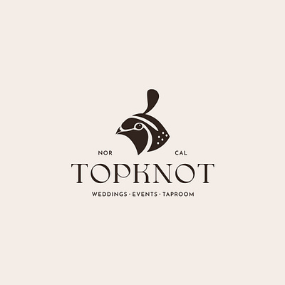 Topknot Logo Design animal branding classic design graphic design logo minimalist bird modern vintage retro logo sophisticated design vector