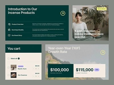 Incense Brand Design - Exploration app cart design exploration google slides graphic design incense infographic keynote pitch deck power point presentation ui