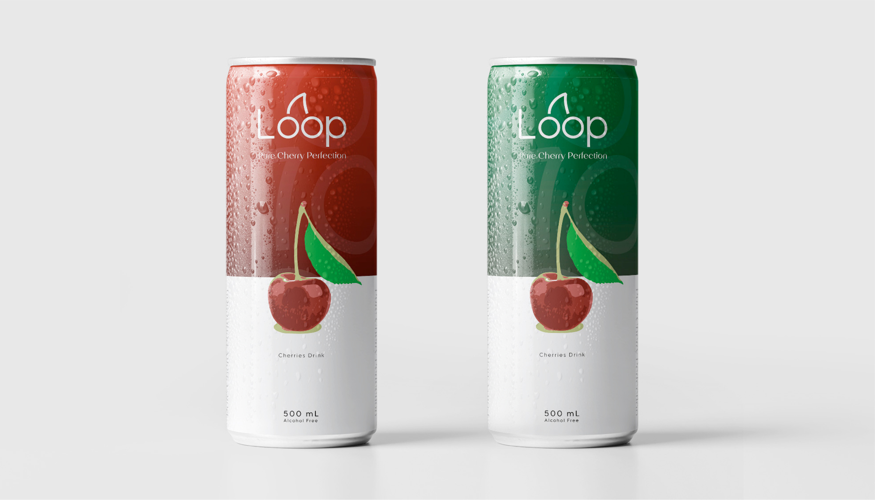 Loop | Logo & Brand Identity brand design brand identity branding business card can label design drink branding logo design logo mark minimalist logo product packaging visual identity