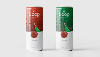 Loop | Logo & Brand Identity brand design brand identity branding business card can label design drink branding logo design logo mark minimalist logo product packaging visual identity