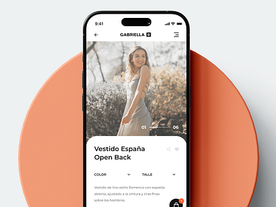 Gabriella C Fashion Ecommerce Design design ecommerce fashion motion ui ux