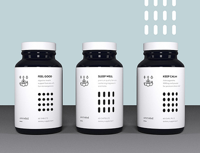 Apotheke | supplement branding & packaging branding design minimalist package design packaging supplement design supplements