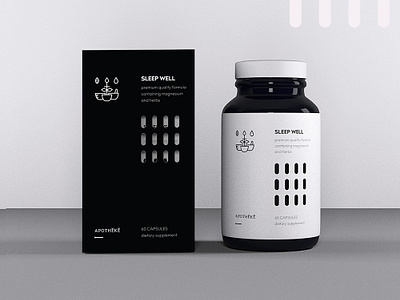 Apotheke | supplement branding & packaging branding design logo package design packaging supplement design supplements