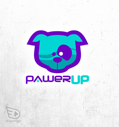 Logo concepts - it's about the furry ones chipdavid dogs dogwings logo pups vector