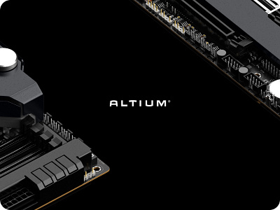 Altium® Branding Identity 3d altium brand branding design designer graphic design identity ingeniring logo logotype pcb