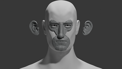 Blocking, Sculpting, Retopology ! 3d character rhetopology