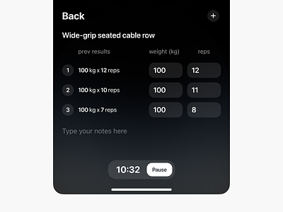 liften – workout tracker app app mobile product