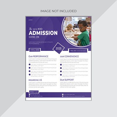 Professional Admission Flyer Design Template a4 admission admission flyer admission leaflet business class creative design flyer flyer template graphic designer leaflet marketing print professional professional flyer school student template vector