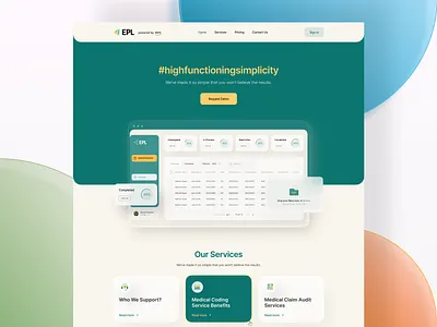 Computer automated revenue enhancement system website design automation website color pallet creative doctor website figma design free typography freebie health health care website homepage interface landing page medical saas startup web design website website designer website designer in budapest website homepage