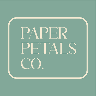 Secondary Logo for Paper Petals, Typography and colour palette branding businessowner colorpalette colourpalette design graphic design graphicdesign graphicdesigner graphics illustration onlinebusiness smallbusiness typeface typography ux visualidentity webdesigner woman