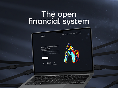 Fintech Website | SaaS | Webflow | UI/UX Design animation branding design figma finance fintech graphic design illustration landing page main page modern product design saas ui ux web design webflow