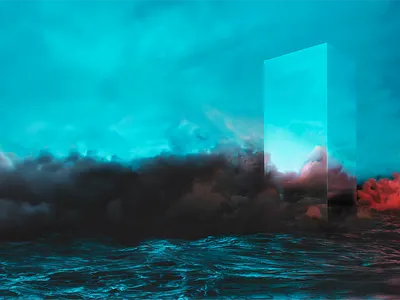 Customized Hero Section for the Website art custom design graphic design matte painting monolith