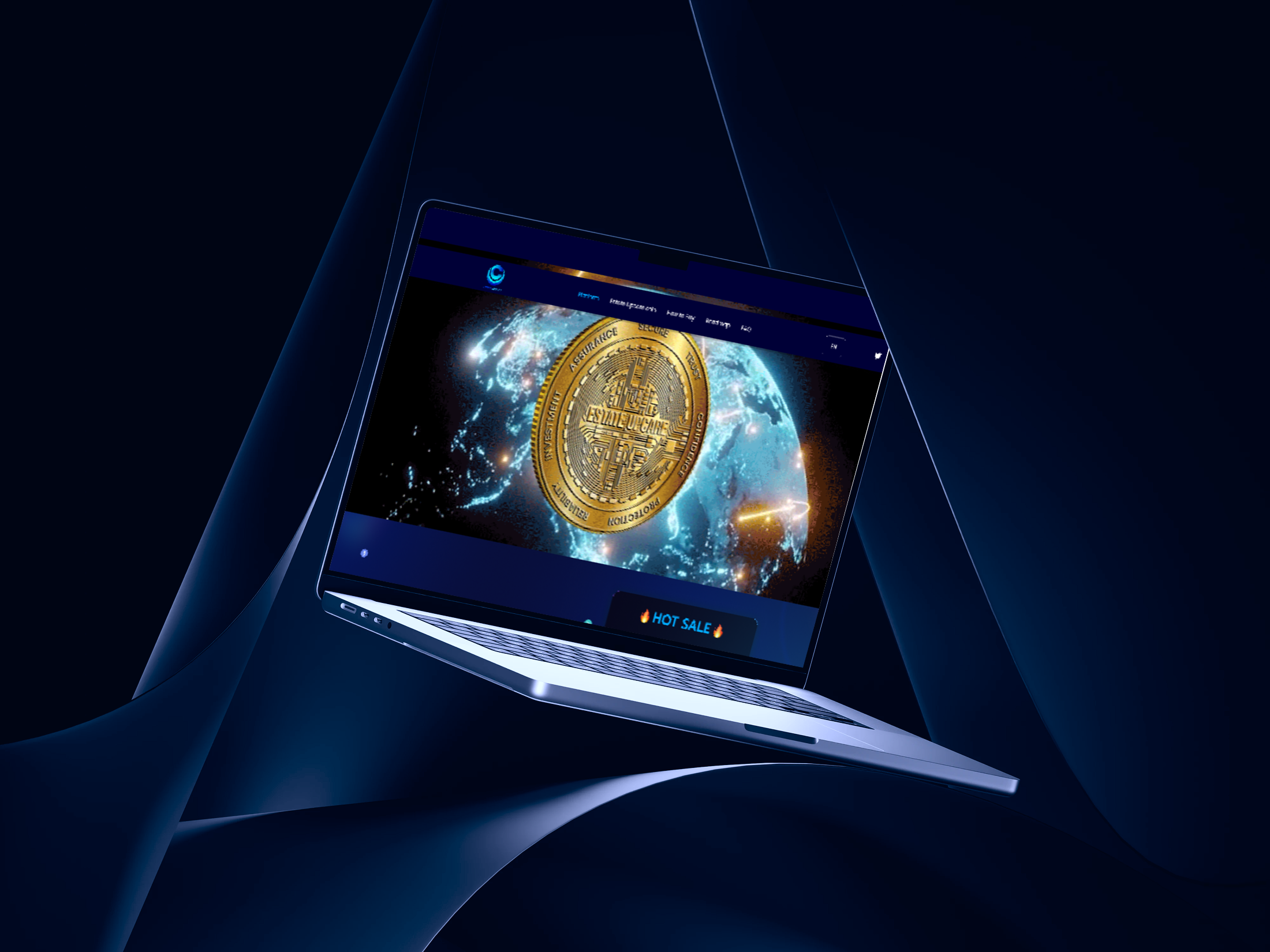 Crypto Website UI Design crypto cryptocurrency cryptotrading darkmode figma fintech secureui uiux webdesign