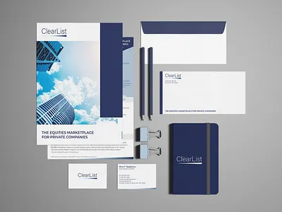 ClearList Branding graphic design