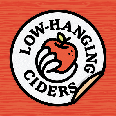 Low-Hanging Ciders apple beer beer branding brewing cider columbus craft beer design ohio