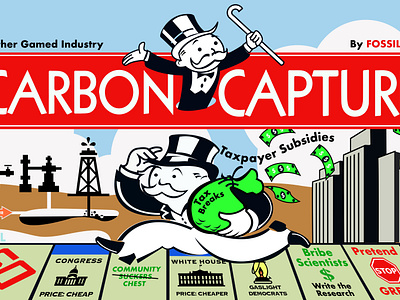 Carbon Capture is Gamed adobe adobe illustrator eco green illustration infographic politics vector