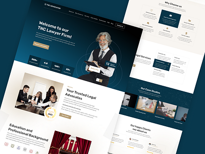 TNC Advocator - Attorney Website Template advocate advocator attorney template lawyer lawyer firm lawyer template profile