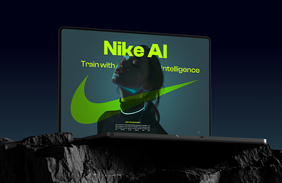 Nike AI Editorial 10x ai editorial fonsmans graphic design nike typography