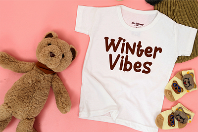 Winter T Shirt Design christmas font tshirt typo typography winter