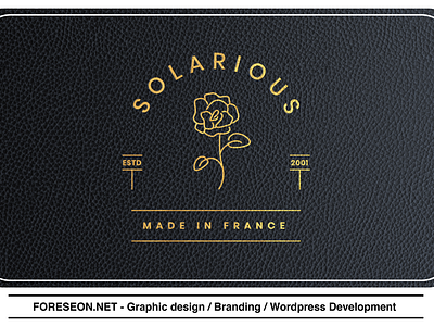 Solarious - Luxury French Elegance in Bloom aesthetic branding design elegantdesign florallogo goldlogo graphic design logo logo design logodesign luxurybrand luxuryfragrance luxurygoods madeinfrance marketing minimalistlogo premiumbranding sophisticateddesign timelessdesign typographydesign