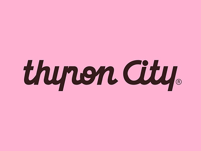 Thyron City - Visual Identity brand identity branding logo logo design logotype minimal logo simple logo