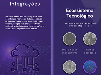 Apresentação de empresa interativa ui