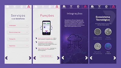 Apresentação de empresa interativa ui