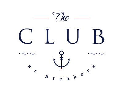 The Club at Breakers Logo Design branding design logo