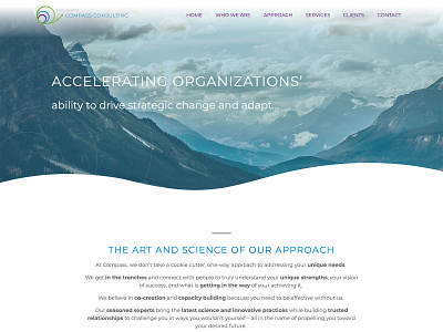 Compass Consulting Web Design branding design ui ux web design