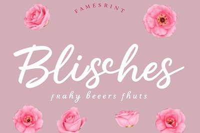 Fresh Blushes | Modern Script Font branding design graphic design illustration vector