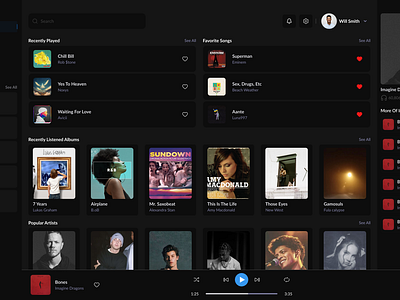 music player ui