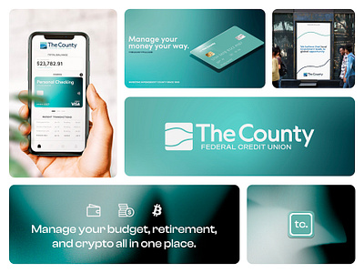 The County FCU - Brand Identity [Approved] branding business design finance graphic design logo marketing ui ux vector