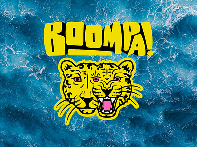 Boompa!: Brand Identity apparel brand identity branding cheetah color custom type design expression illustration logo merchandise pattern surfing type typography vector