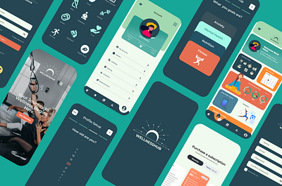 Mobile app Ui/Ux design animation figma mobile app motion graphics ui