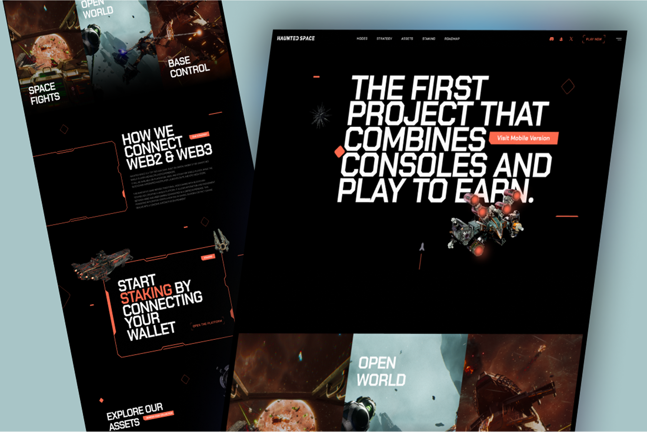 Mobile-Responsive NFT Gaming Website UI Design darkmode game explorer design gaming ui gamingwebsite graphic design mobile friendly dashboard mobile gaming ux mobileresponsive nftgaming nftmarketplace nftplatform responsive ui uiux