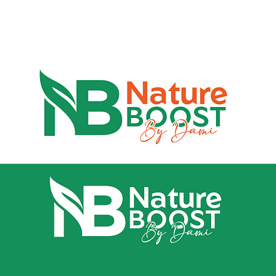 Nature Booster Logo logo logo design medical logo nature